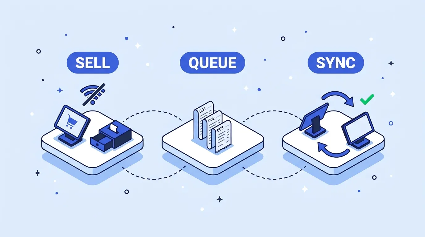Offline POS Architecture in Flutter: Sales, Stock, Receipts and Sync